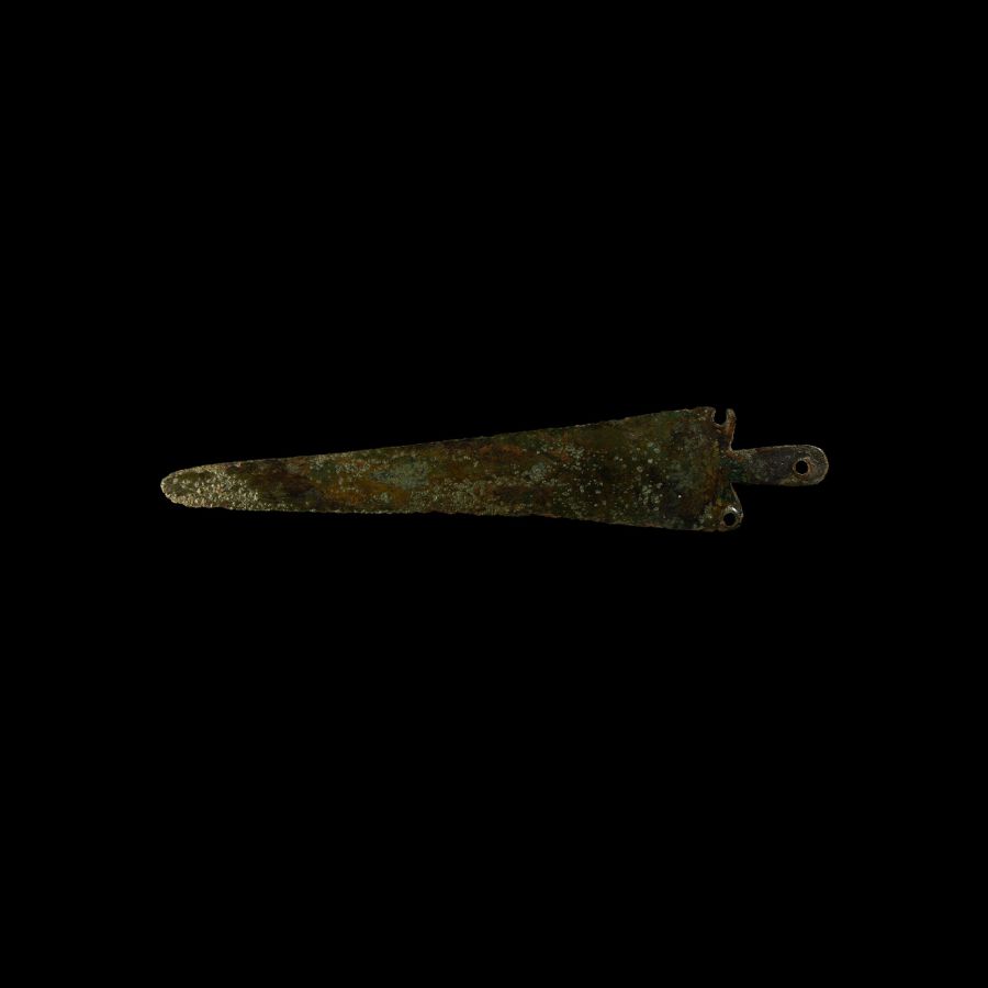 Western Asiatic Bronze Rivetted Dagger Blade