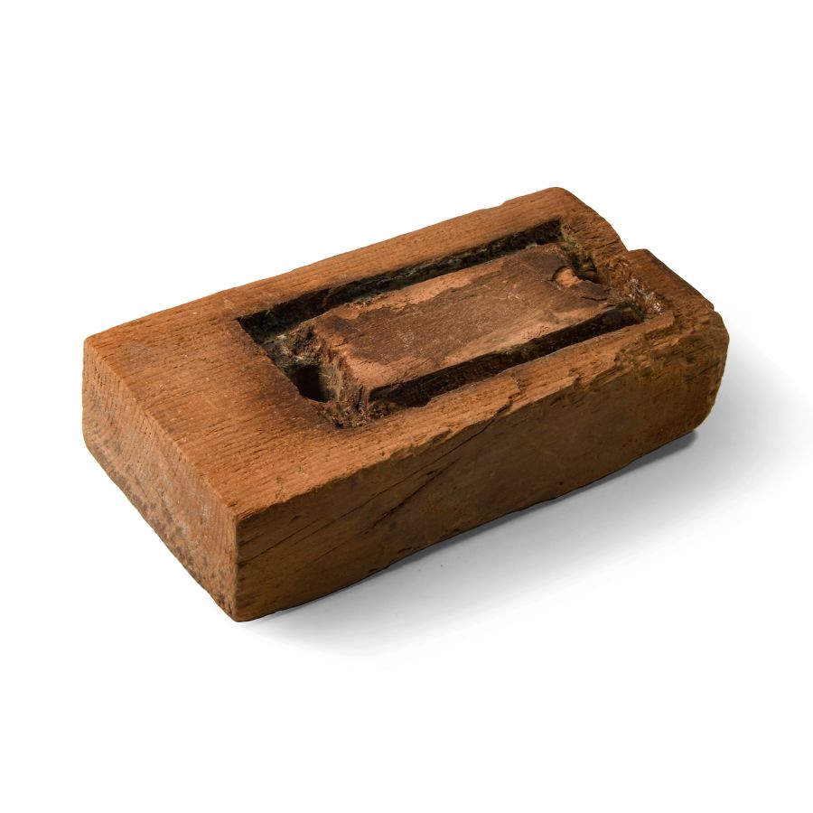 Egyptian Wooden Statue Base