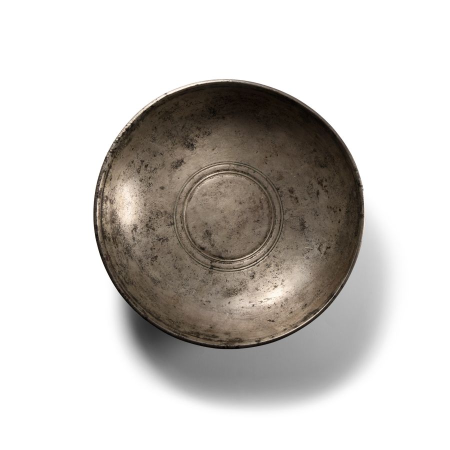 Early Sassanian Silver Footed Bowl