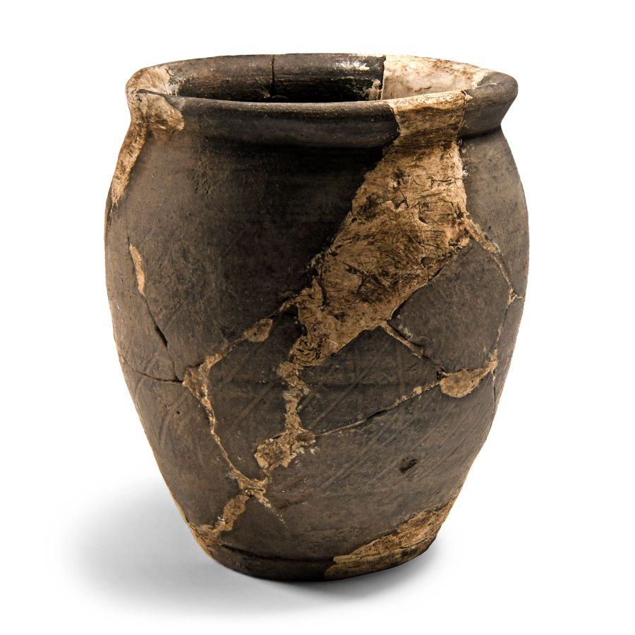 Roman 'Newark' Burnished Greyware Vessel