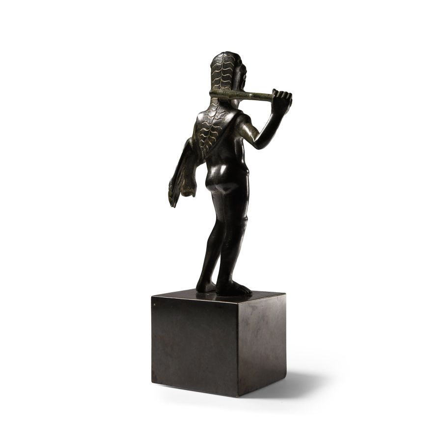 Etruscan Bronze Statuette of Herakles