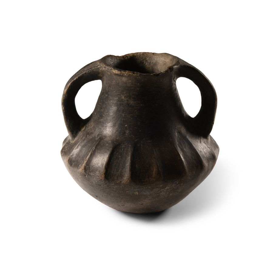 Etruscan Blackware Impasto Vase