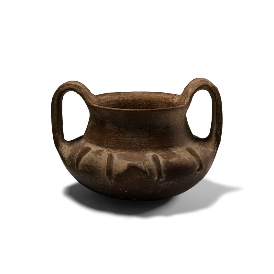 Etruscan Brownware Impasto Vase