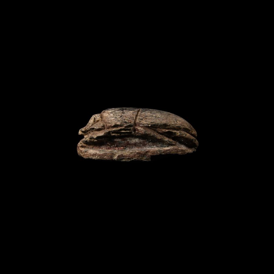 Large Egyptian Stone Hieroglyphic Scarab for Amenhotep III