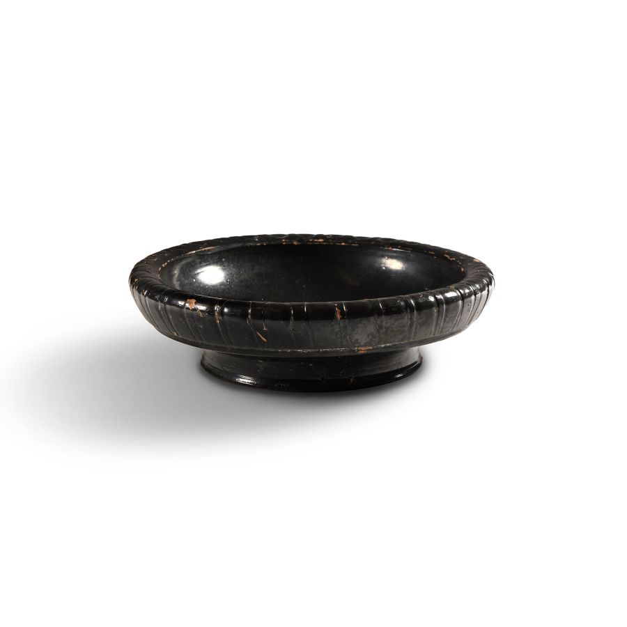 Greek Black-Glazed Plate