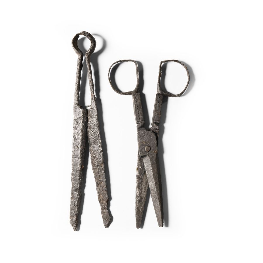 Post Medieval 'Thames' Iron Scissors and Shears Group