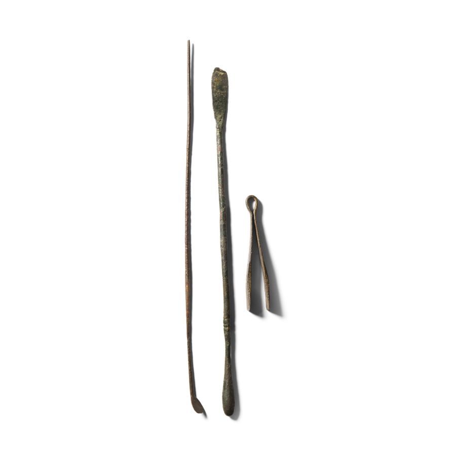 Roman 'Thames' Bronze Medical Implement Group
