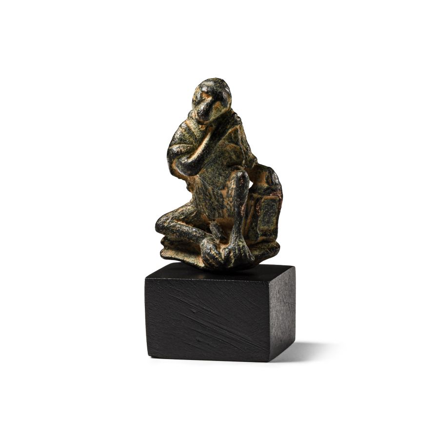 Roman Bronze Spanish Military Monkey Statuette