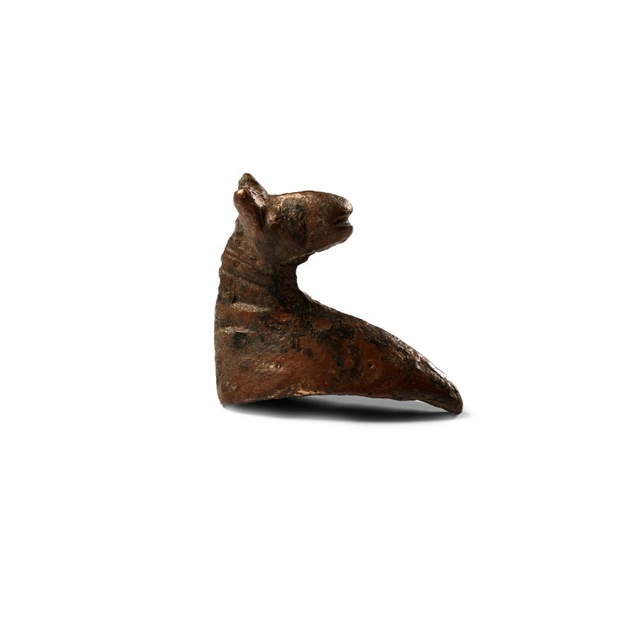 Roman Bronze Horse Head Protome