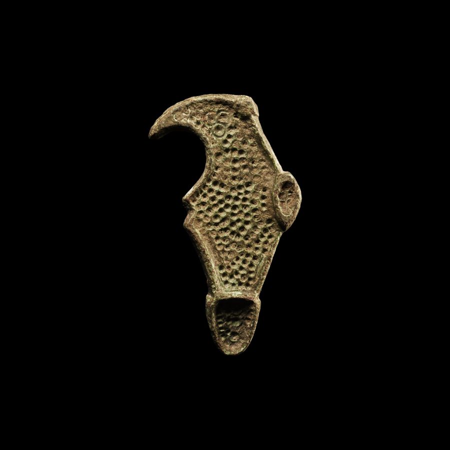 Merovingian Bronze Eagle Brooch