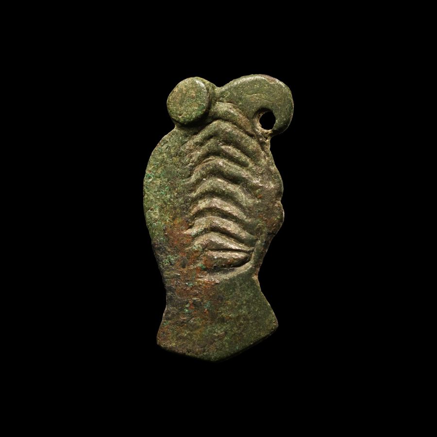 Merovingian Bronze Eagle Brooch