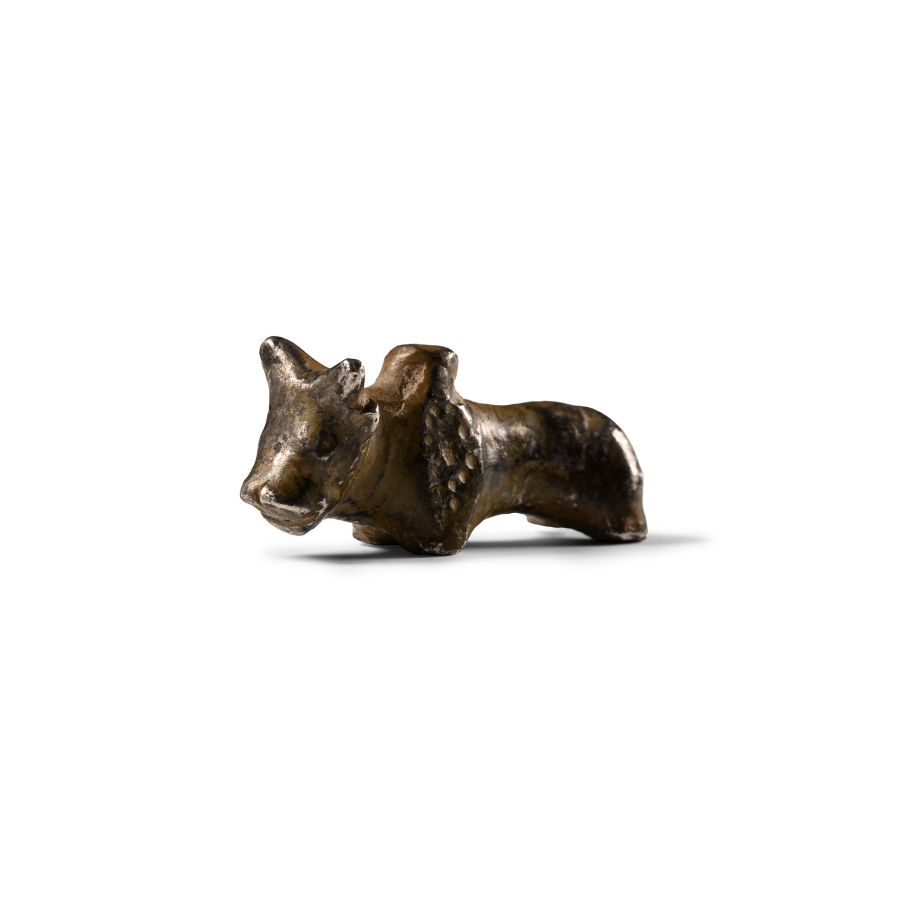 Roman Silver Standing Bull Statuette