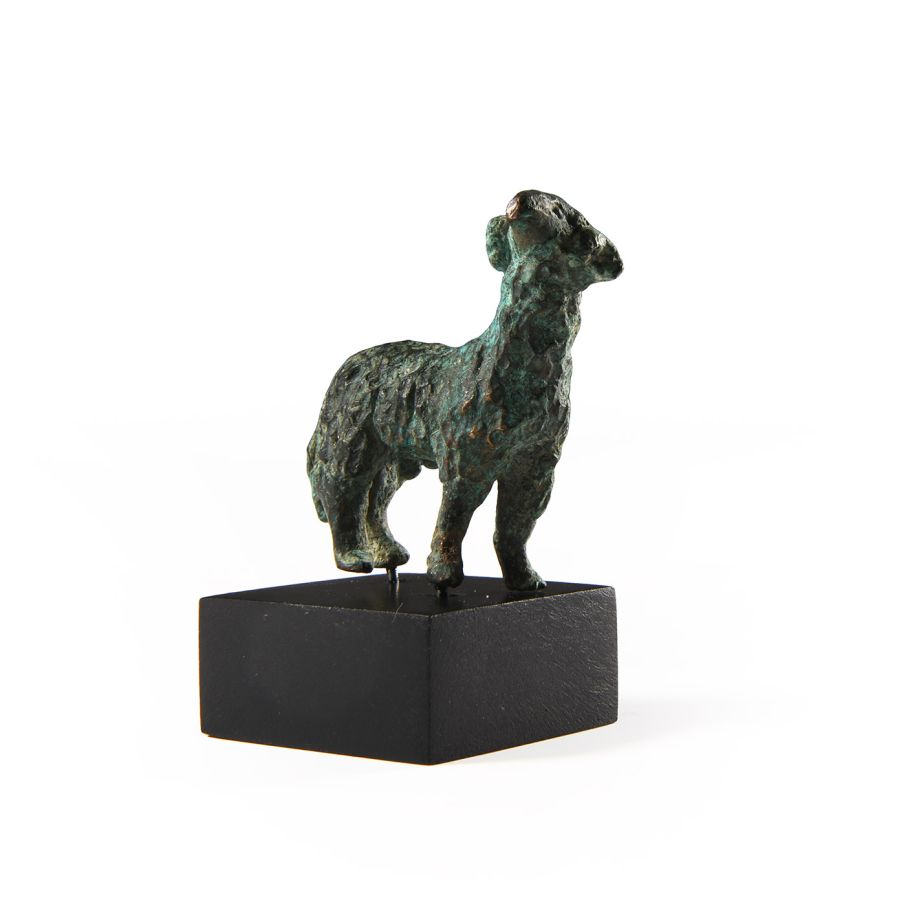 Roman Bronze Ram Statuette