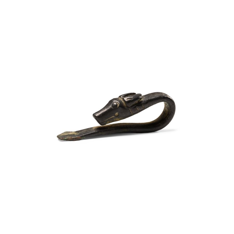 Eastern Roman Bronze Dragon Head Finial