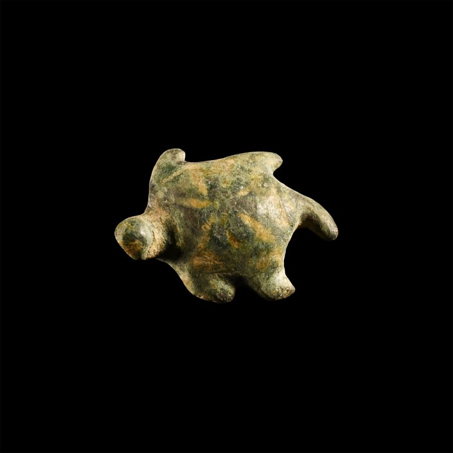 Romano-Egyptian Bronze Turtle Statuette