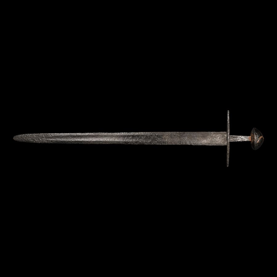 Medieval Single-Handed Long Sword with Crosses