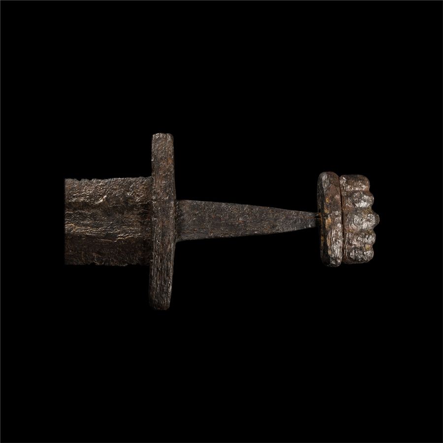 Viking Age Single-Handed Sword with Five-Lobed Pommel