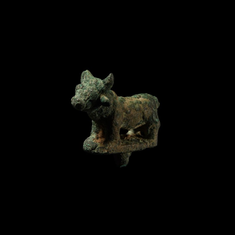 Anatolian Bronze Bull Statue