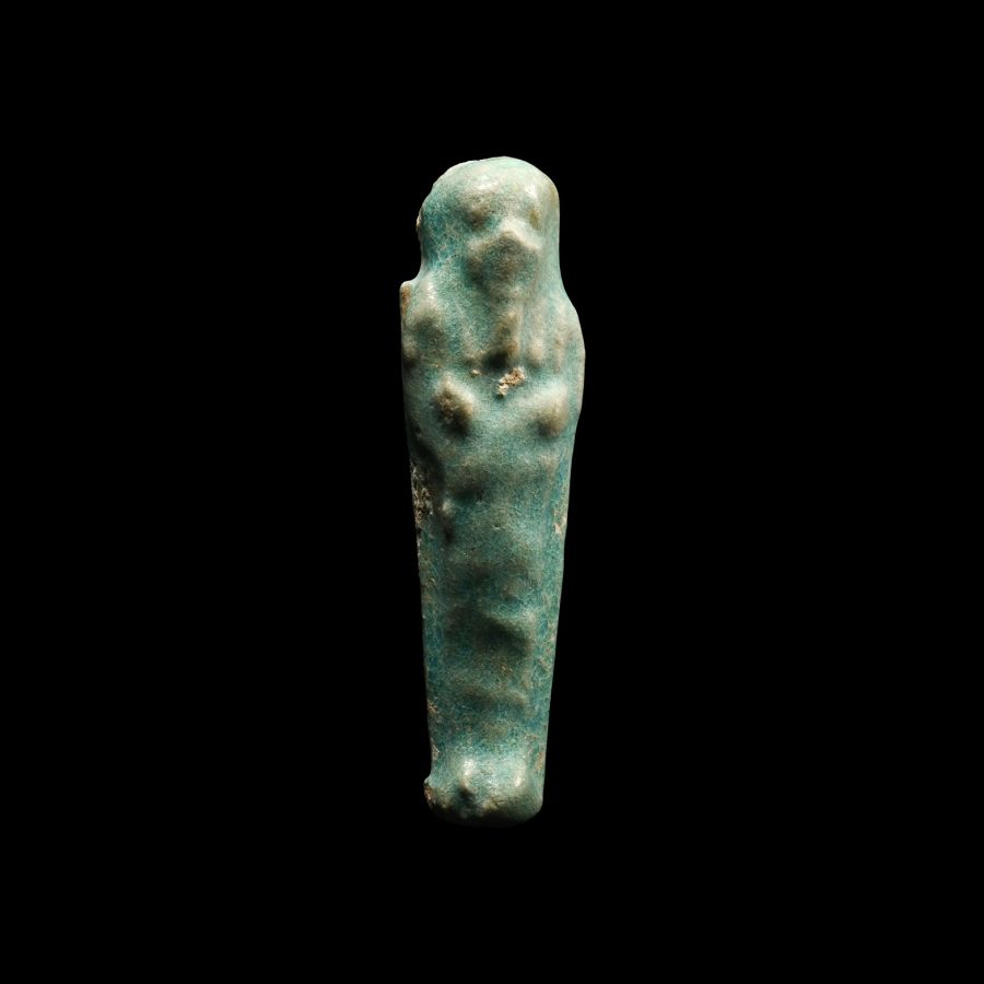 Egyptian Blue Faience Ushabti