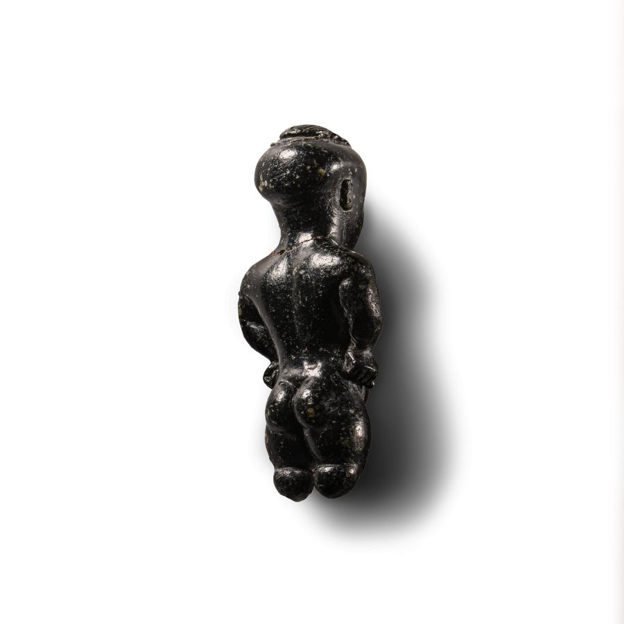 Egyptian Steatite Apotropaic Pataikos Dwarf Amulet Figure