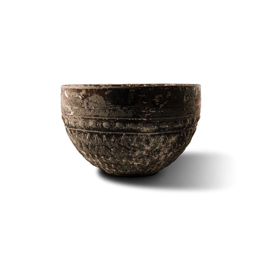 Greek Megarian Terracotta Bowl