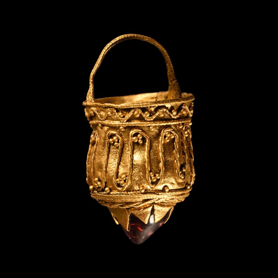 Pre-Viking Gold Aroma Bucket Pendant