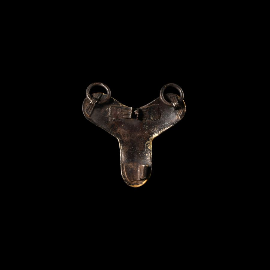 Viking Elaborate Silver-Gilt Trefoil Brooch