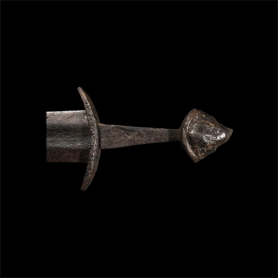 Viking Age Iron Sword with Cocked Hat Type Pommel
