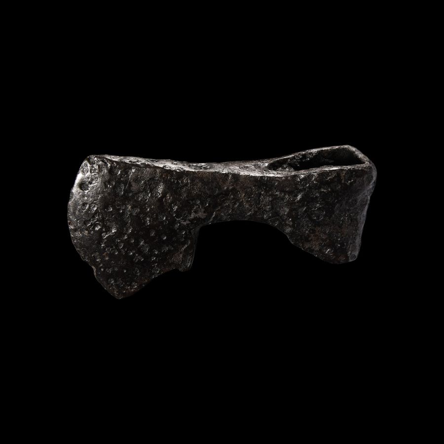 Viking Iron Bearded Axehead