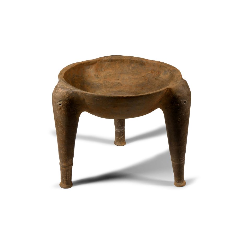 Western Asiatic Terracotta Tripod Vessel