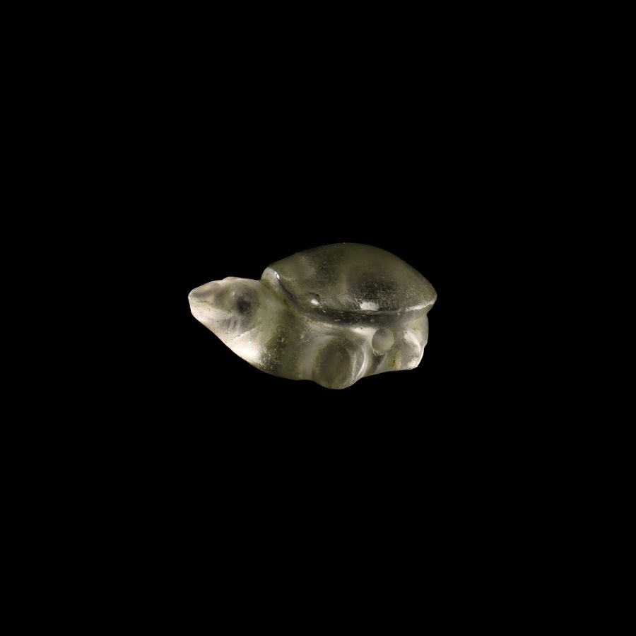Roman Rock Crystal Tortoise Amulet