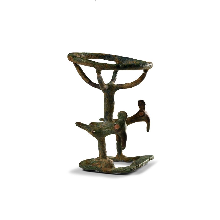 Elamite Bronze Vessel Stand