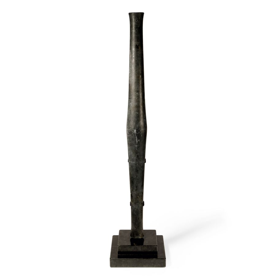 Bactrian Polished Black Stone Ritual Object