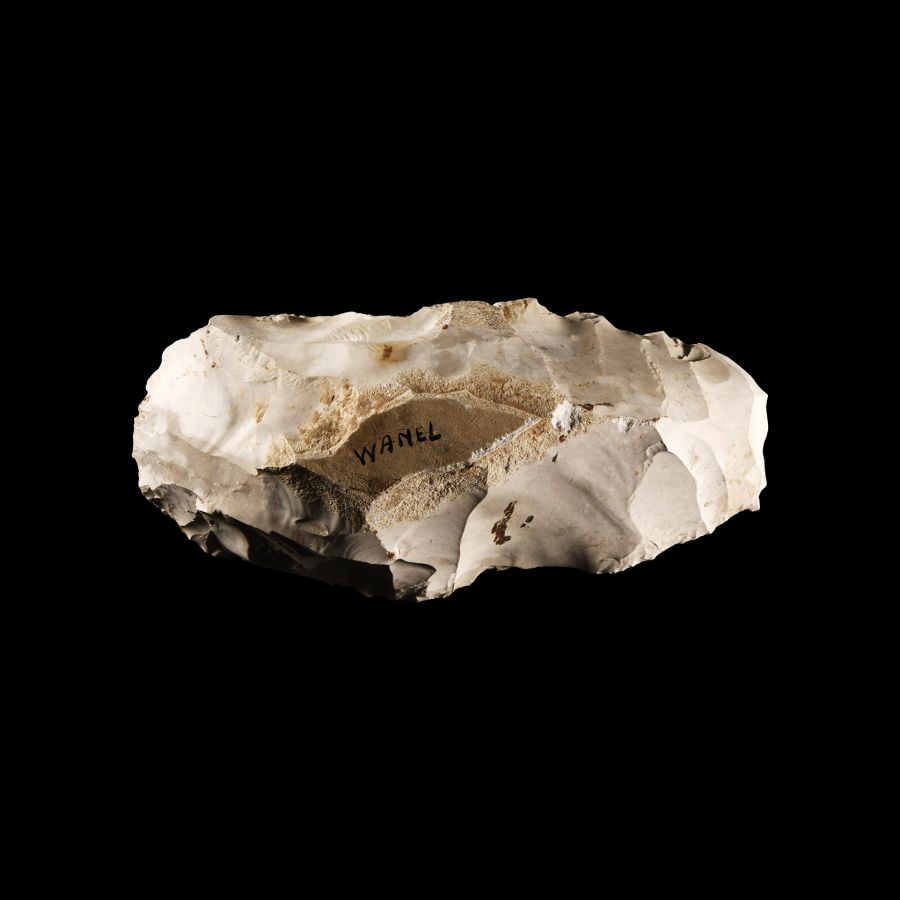 Stone Age Large French White Flint Adze