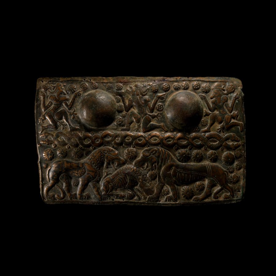 Early Achaemenid Bronze Temple Plaque