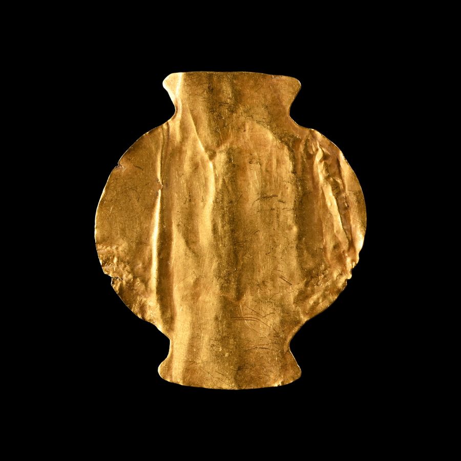 Western Asiatic Gold Butterfly Bead