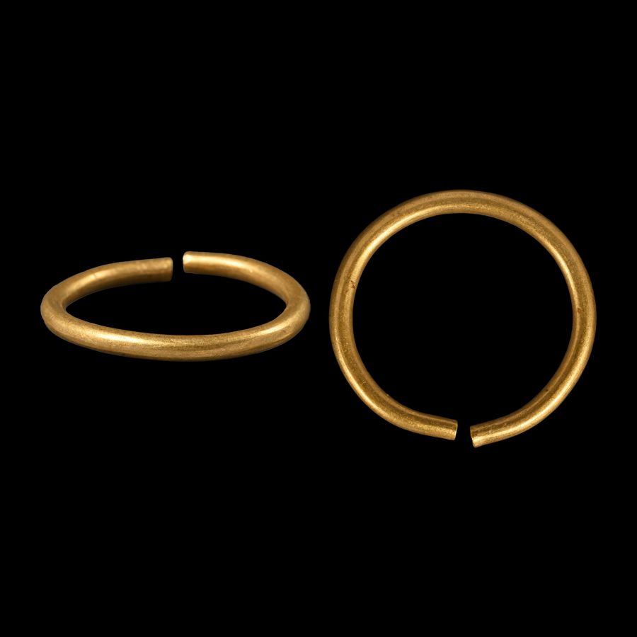 Bronze Age Gold Open-Ended Ring