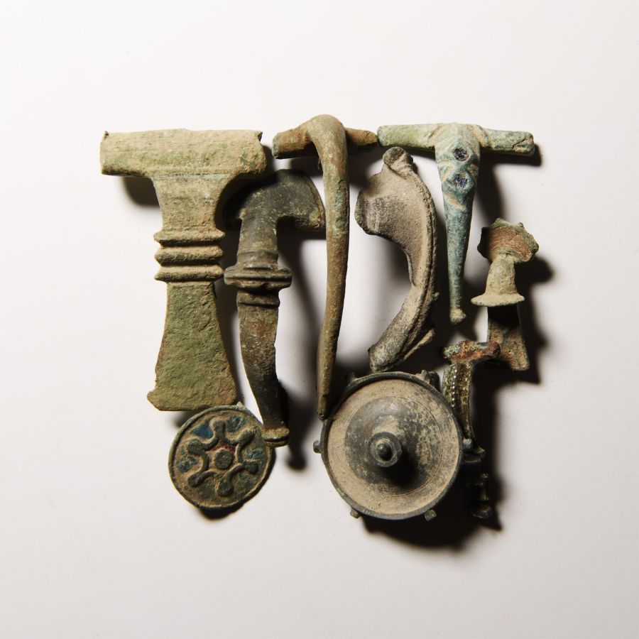 Roman Hampshire Bronze Brooch Collection