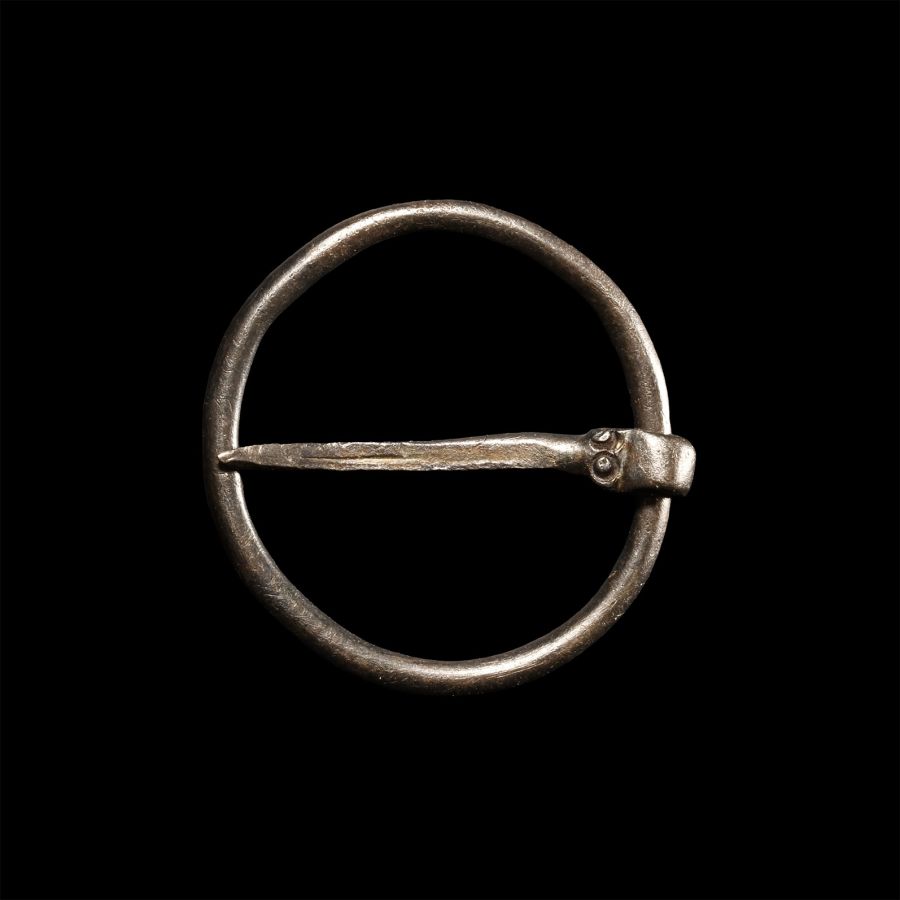 Medieval Silver Annular Brooch