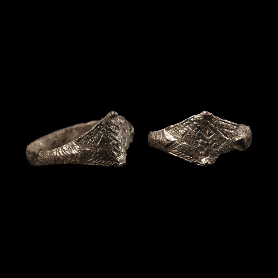 Viking Age Base Silver Ring
