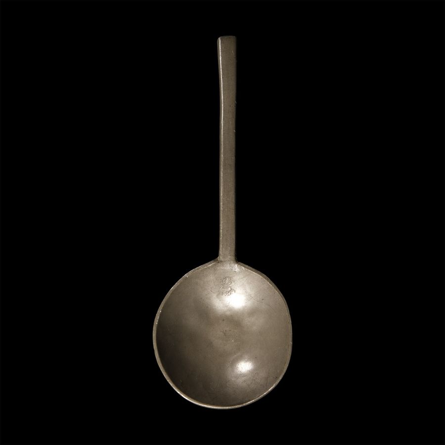 Post Medieval Pewter Spoon with Touch Marks