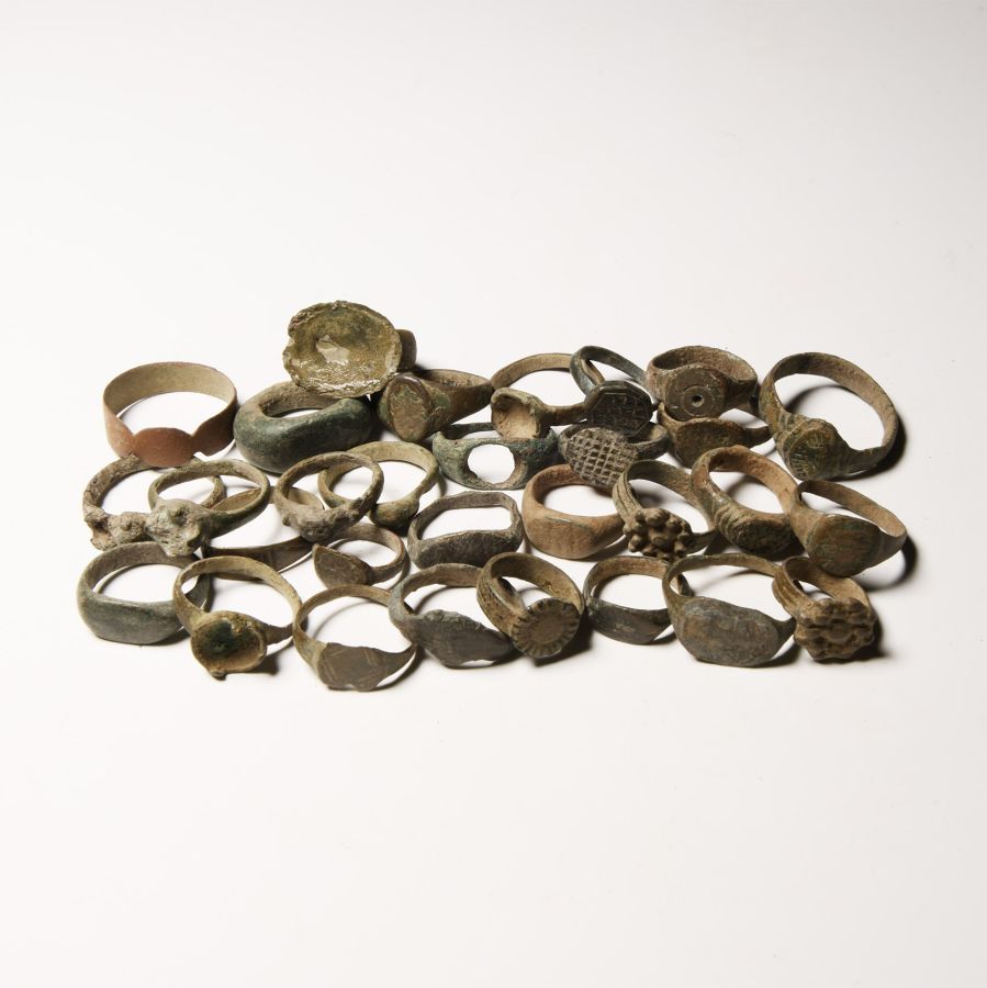 Roman to Medieval Bronze Ring Collection