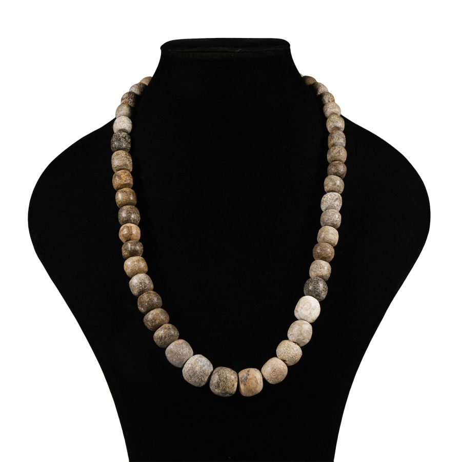 Natural History - Woolly Mammoth Bone Bead Necklace String