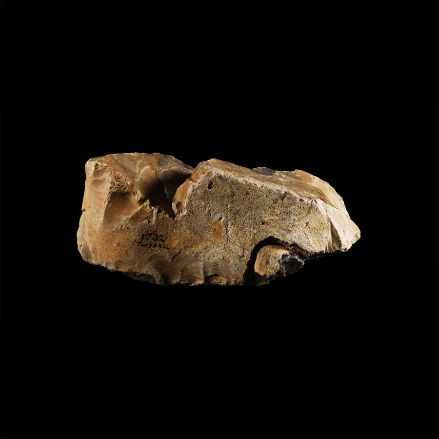 Stone Age Twydall Flint Proto Cleaver Implement