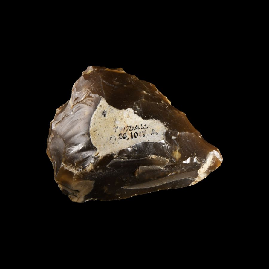 Stone Age Twydall Flint Proto Hand Axe Implement
