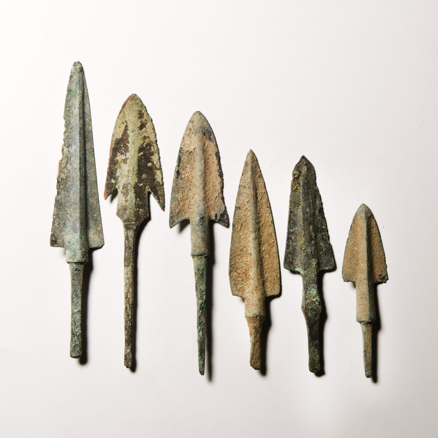 Luristan Bronze Arrowhead Group