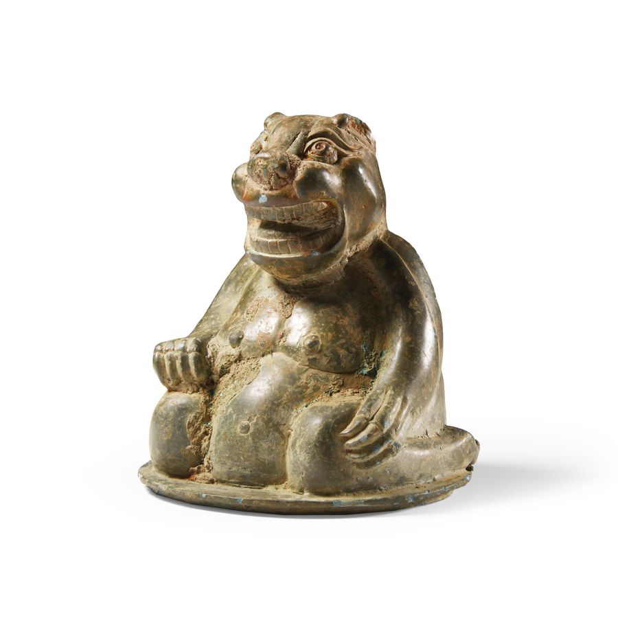Chinese Han Style Bronze Animal