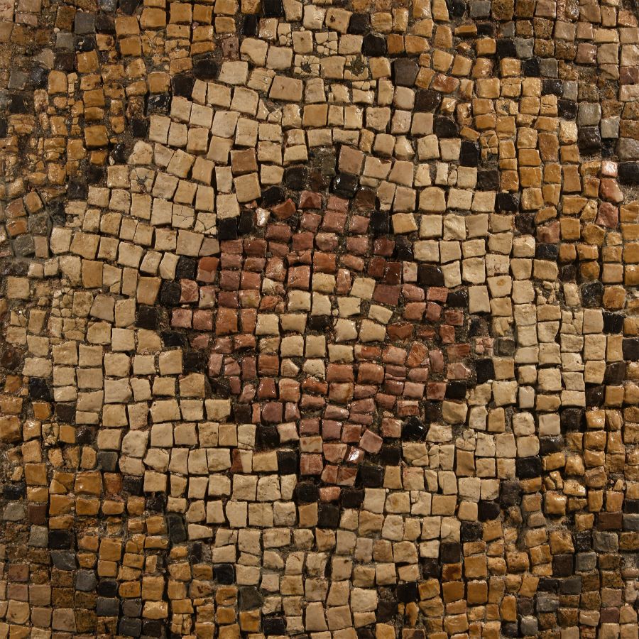Byzantine Geometric Floor Mosaic