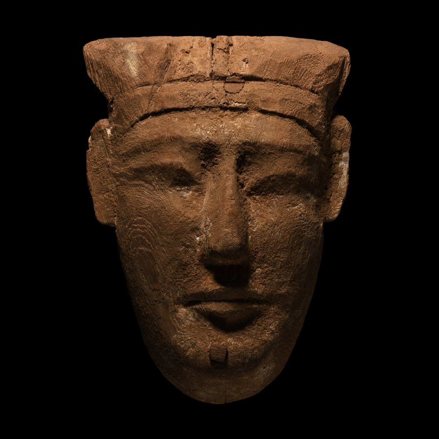Egyptian Wooden Face Mask