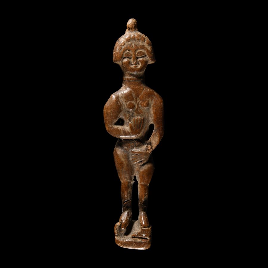 Egyptian Coptic Wood Female Figure